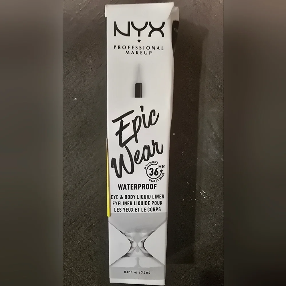 NYX Epic Wear Matte Liquid Eye & Body Liner Waterproof White Fine Point NEW